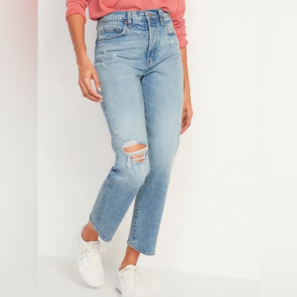 Sky-Hi Straight Jeans